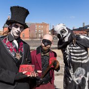 2014-03-23_12-22_10162_WTA_5DM3 The Marche du Nain Rouge The founder of Detroit, Antoine de la Mothe Cadillac, met a fortune teller in 1701 who told him his dreams about a red devil were of...