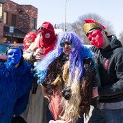 2014-03-23_12-24_10184_WTA_5DM3 The Marche du Nain Rouge The founder of Detroit, Antoine de la Mothe Cadillac, met a fortune teller in 1701 who told him his dreams about a red devil were of...