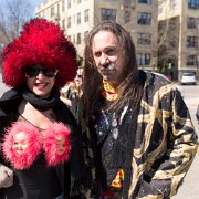 2014-03-23_12-27_10207_WTA_5DM3 The Marche du Nain Rouge The founder of Detroit, Antoine de la Mothe Cadillac, met a fortune teller in 1701 who told him his dreams about a red devil were of...