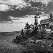 2012-08-30_14-55_10629_WTA_5DM3-2 Eagle Harbor Light is a lighthouse near Eagle Harbor Township, Michigan on the Keewenaw Peninsula jutting from the Michigan's Upper Peninsula up into Lake...