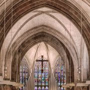 2014-02-21_11-22_03980_WTA_5DM3_HDR-9 The Cathedral of the Most Blessed Sacrament is a decorated Gothic Revival style Roman Catholic cathedral church in the United States. It is the seat of the...