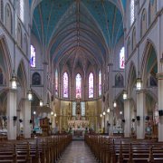2013-08-13_14-03-45_0815-WTA-5DM3-2 Ste. Anne de Détroit, founded July 26, 1701, is the second oldest continuously operating Roman Catholic parish in the United States. The current Gothic Revival...