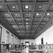 2013-08-13_12-17-28_0700-WTA-5DM3-4 Designed by Cass Gilbert, the Detroit Public Library was constructed with Vermont marble and serpentine Italian marble trim in an Italian Renaissance style. His...