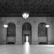2013-08-13_12-20-17_0739-WTA-5DM3-4 Designed by Cass Gilbert, the Detroit Public Library was constructed with Vermont marble and serpentine Italian marble trim in an Italian Renaissance style. His...