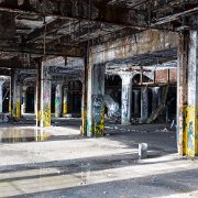 2014-01-12_11-35_40610_WTA_5DM3 The Fisher Body Plant 21 is located on the southeast corner of Piquette and St. Antoine. It was designed in 1921 by Albert Kahn for Fisher Body, who...