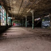 2014-08-24_46525_WTA_5DM3 The Fisher Body Plant 21 is located on the southeast corner of Piquette and St. Antoine. It was designed in 1921 by Albert Kahn for Fisher Body, who...