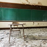 2014-06-24_20148_WTA_5DM3 Harry B. Hutchins Intermediate School, located on the north side of Detroit, was part of a new wave of education in the city when it opened in 1922. Despite the...