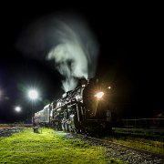2017-08-19_128763_WTA_5DM4-Edit Pere Marquette 1225 is a 2-8-4 (Berkshire) steam locomotive built for Pere Marquette Railway (PM) by Lima Locomotive Works in Lima, Ohio. 1225 is one of two...