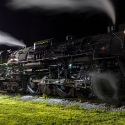 2017-08-19_128768_WTA_5DM4 Pere Marquette 1225 is a 2-8-4 (Berkshire) steam locomotive built for Pere Marquette Railway (PM) by Lima Locomotive Works in Lima, Ohio. 1225 is one of two...