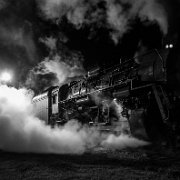2017-08-19_128824_WTA_5DM4 Pere Marquette 1225 is a 2-8-4 (Berkshire) steam locomotive built for Pere Marquette Railway (PM) by Lima Locomotive Works in Lima, Ohio. 1225 is one of two...