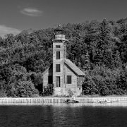WTA_5DM3 - 2012_07_02 - 0012-Edit-2 The Grand Island East Channel Light is a lighthouse located just north of Munising, Michigan (latitude 46° 27.010' longitude -86° 37.345') and was intended to...