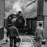 2020-10-24_02254_WTA_R5 The East Broad Top Railroad and Coal Company (EBT) is a 3 ft (914 mm) narrow gauge historic and heritage railroad headquartered in Rockhill Furnace,...