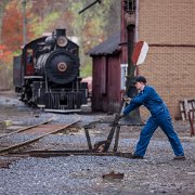 2020-10-24_02611_WTA_R5-2 The East Broad Top Railroad and Coal Company (EBT) is a 3 ft (914 mm) narrow gauge historic and heritage railroad headquartered in Rockhill Furnace,...