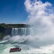 2022-07-25_130460_WTA_R5 Niagara Falls (/naɪˈæɡərə/) is a group of three waterfalls at the southern end of Niagara Gorge, spanning the border between the province of Ontario in Canada...