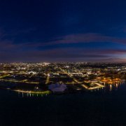 2020-03-14_001132_WTA_Mavic2Pro - pano - 21 images - 17893x7055_0000 Detroit Sunrise