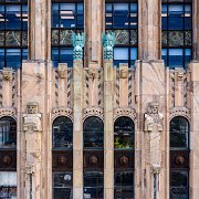 2020-05-03_004140_WTA_Mavic2Pro-2 The Fisher Building is a landmark skyscraper located at 3011 West Grand Boulevard in the heart of the New Center area of Detroit, Michigan. The ornate 30-story...