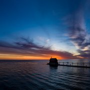 2020-05-31_005640_WTA_Mavic2Pro - pano - 8 images - 11269x5835_0000 Grand Haven, Michigan - Sunset Grand Haven South Pierhead Entrance Light is the outer light of two lighthouses on the south pier of Grand Haven, Michigan where...