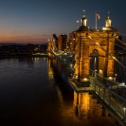 2022-11-14_120788_WTA_Mavic_3 The John A. Roebling Suspension Bridge, originally known as the Cincinnati-Covington Bridge, spans the Ohio River between Cincinnati, Ohio, and Covington,...