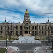 2024-04-13_312014_WTA_Mavic 3 The Wyoming State Capitol, located in Cheyenne, has a rich history that dates back to the late 19th century. The building's construction began in 1886, a year...