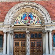 2013-08-23_15-50_30151_WTA_5DM3 The Most Holy Redeemer Church located at 1721 Junction Ave., in Detroit, Michigan is part of the West Vernor-Junction Historic District. The Church was once...