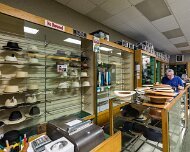 2017-08-07_126667_WTA_5DM4 Henry the Hatter Store - Detroit, Michigan. Henry Komrofsky had worked as a hatter at the John C. Hartz shop before deciding to open up his own shop. Gustave...