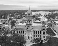 2019-11-22_20014_WTA_Mavic2Pro Kosciusko County Courthouse Construction of the new courthouse began in 1881 and was finished in 1884. The cornerstone was laid on May 25, 1882. It would take...