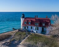 2017-04-21_05852_WTA_Phan4Pro Point Betsie Light is located on the northeast shore of Lake Michigan — at the southern entrance to the Manitou Passage — north of Frankfort in Benzie County in...