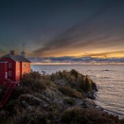 2024-10-16_488448_WTA_Mavic 3-HDR-Edit-2 Fall Colors - Day 4 Marquette to Calumet The Marquette Lighthouse, one of the oldest structures on Lake Superior, was first built in 1853 to guide ships into...