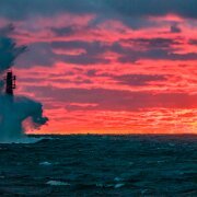 2016-11-19_097508_WTA_5DM4 The Muskegon Breakwater Light or South Breakwater Light is a light located on the end of the south arm of the Muskegon breakwater surrounding the mouth of the...
