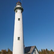 2011-10-09_15-53_15482_WTA_5DM2-2 The New Presque Isle Light was built in 1870, at Presque Isle, Michigan, east of Grand Lake (Presque Isle, Michigan), and sits on the namesake peninsula. It is...