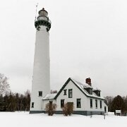 2013-02-07_15-56_14356_WTA_5DM3 The New Presque Isle Light was built in 1870, at Presque Isle, Michigan, east of Grand Lake (Presque Isle, Michigan), and sits on the namesake peninsula. It is...