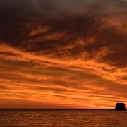 2020-05-31_006785_WTA_5DM4 Grand Haven, Michigan - Sunset Grand Haven South Pierhead Entrance Light is the outer light of two lighthouses on the south pier of Grand Haven, Michigan where...