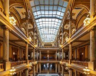 2025-10-07_297385_WTA_R5m2 The Indiana State Capitol in Indianapolis, completed in 1888, stands as a grand example of late 19th-century Neoclassical and Renaissance Revival architecture....