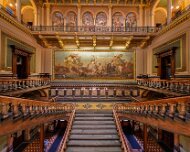 2025-09-12_339945_WTA_R5m2 The Iowa State Capitol in Des Moines, built between 1871 and 1886, is the only five-domed state capitol in the United States and represents the Renaissance...