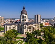 2025-10-04_411965_WTA_Mavic_4_Pro_1x The Kansas State Capitol in Topeka is a monumental example of 19th-century American civic architecture, constructed over a period of 37 years from 1866 to 1903....