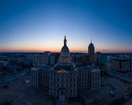 2020-04-11_004021_WTA_Mavic2Pro - pano - 21 images - 17827x7056_0000 The Michigan State Capitol is the building that houses the legislative branch of the government of the U.S. state of Michigan. It is in the portion of the state...