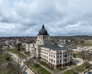 2024-04-08_310935_WTA_Mavic 3 The South Dakota State Capitol is the state capitol building of the U.S. state of South Dakota. Housing the South Dakota State Legislature, it is located in the...