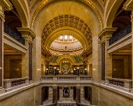 2024-04-04_290255_WTA_R5 The Wisconsin State Capitol, located in Madison, stands as an iconic symbol of the state's political history and architectural grandeur. Designed by George B....