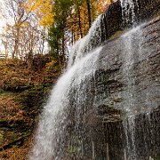 2018-11-03_56376_WTA_5DM4 Buttermilk Falls Between 1931 and 1956 the property was owned by Fred McFeely, grandfather of Fred Rogers of children's television fame. McFeely, a wealthy...