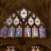2014_05_24-WTA-5DM3-6197_HDR Gloucester Cathedral, or the Cathedral Church of St Peter and the Holy and Indivisible Trinity, in Gloucester, England, stands in the north of the city near the...