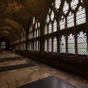 2014_05_24-WTA-5DM3-6254 Gloucester Cathedral, or the Cathedral Church of St Peter and the Holy and Indivisible Trinity, in Gloucester, England, stands in the north of the city near the...