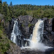 Waterfall High Falls on Pigeon River