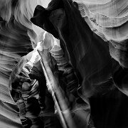 IMG_2009_08_29_1449_bw-2 Antelope Slot Canyon - Page, Az