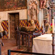 2013-04-13_19-02_20159_WTA_5DM3 A National Historic Landmark, San Xavier Mission was founded as a Catholic mission by Father Eusebio Kino in 1692. Construction of the current church began in...