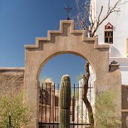 2013-04-13_19-10_20208_WTA_5DM3 A National Historic Landmark, San Xavier Mission was founded as a Catholic mission by Father Eusebio Kino in 1692. Construction of the current church began in...