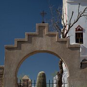 2013-04-13_19-10_20213_WTA_5DM3 A National Historic Landmark, San Xavier Mission was founded as a Catholic mission by Father Eusebio Kino in 1692. Construction of the current church began in...