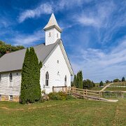 2025-09-12_339600_WTA_R5m2 The Buckhorn Church, located near Maquoketa in Jackson County, Iowa, is one of the few remaining landmarks of the once-bustling rural community of Buckhorn....
