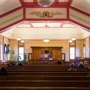 2018-01-22_27754_WTA_5DM4 The Iron County Courthouse, designed by J.C. Clancy, was built in 1890. Characteristic of the Romanesque revival period, it features a high pitched roof, high...