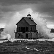 2016-11-19_009477_WTA_5DM4 Grand Haven South Pierhead Inner Light is the inner light of two lighthouses on the south pier of Grand Haven, Michigan where the Grand River enters Lake...