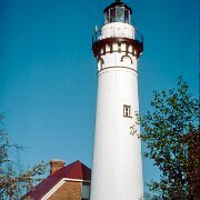 IMG00691 Au Sable Light is an active lighthouse in the Pictured Rocks National Lakeshore west of Grand Marais, Michigan off H-58. Until 1910, this aid to navigation was...